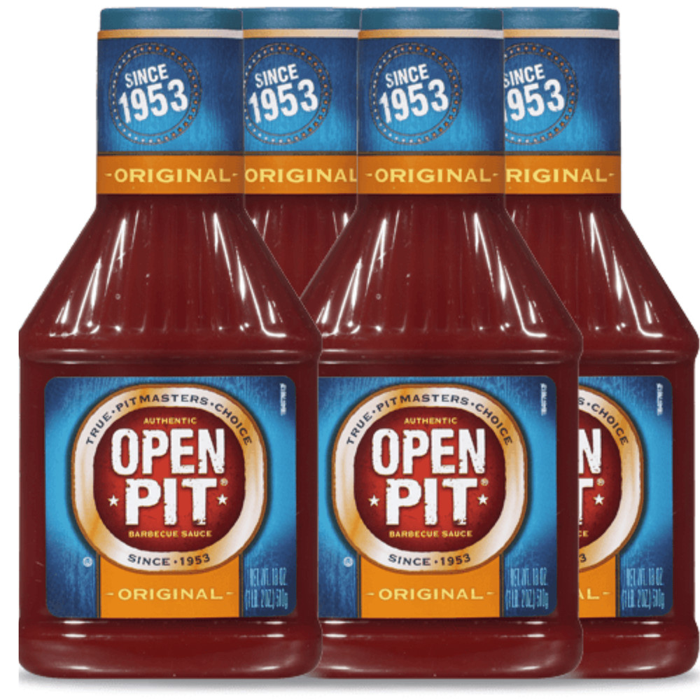 Open Pit Original Barbecue Sauce, Blue Label 18oz (3 Pack)