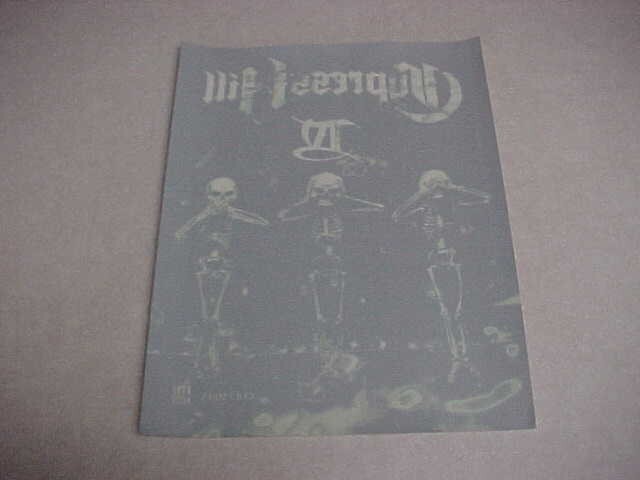 Cypress Hill "IV" - RARE PROMO ONLY Window Cling- Never Used - MINT Cndt