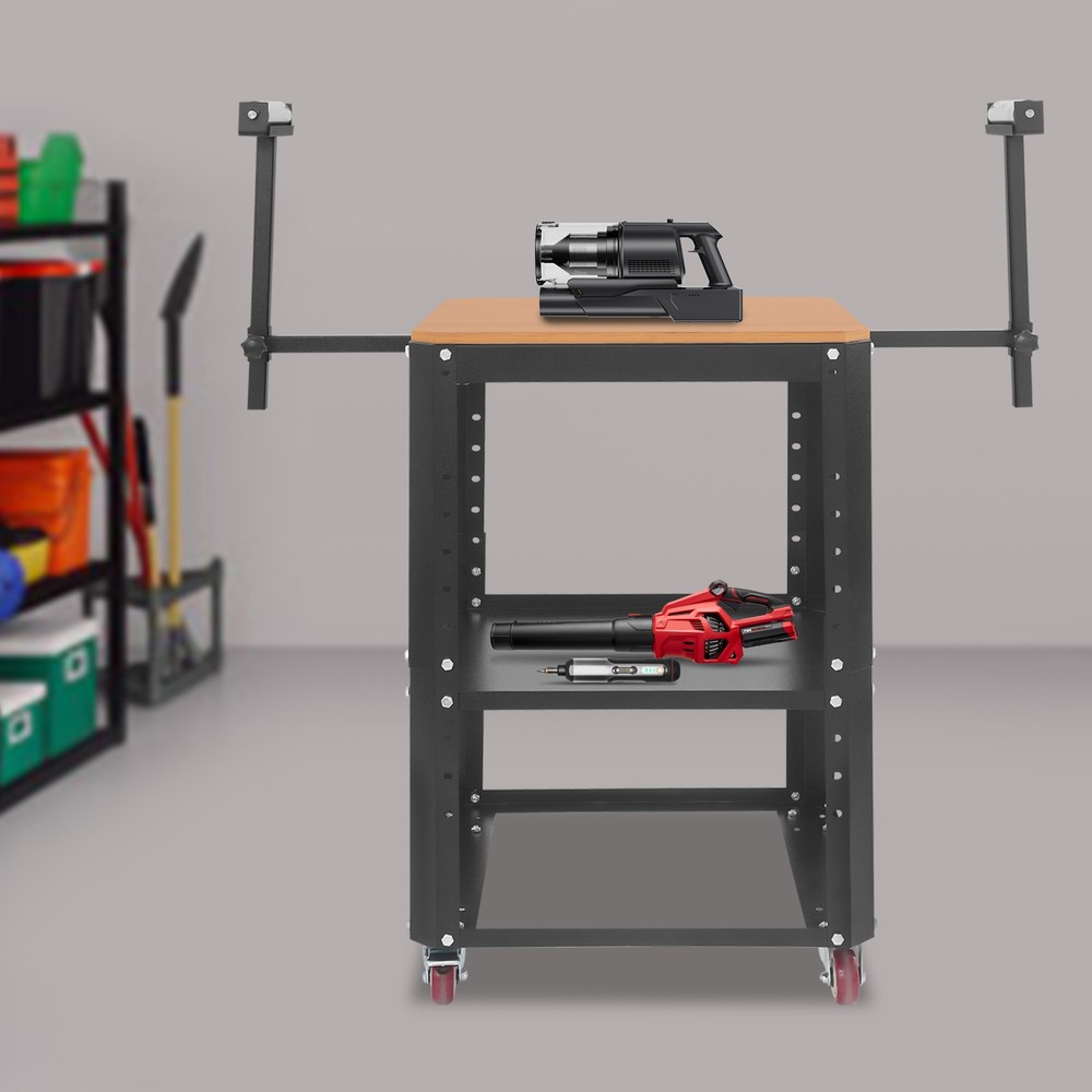 Rolling Planer Stand, Height Adjustable Planer Table W/ Wheels&extension Rollers