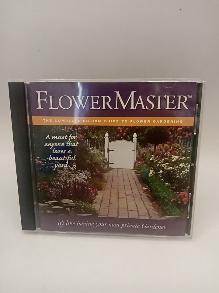FlowerMaster Used CD-Rom for PC/Mac  /