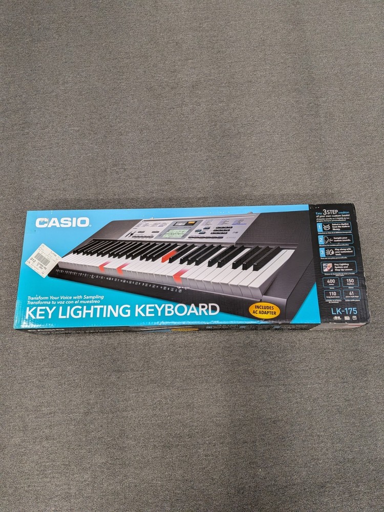 Casio LK-175 61 Illuminated Key Electronic Keyboard Synthesizer