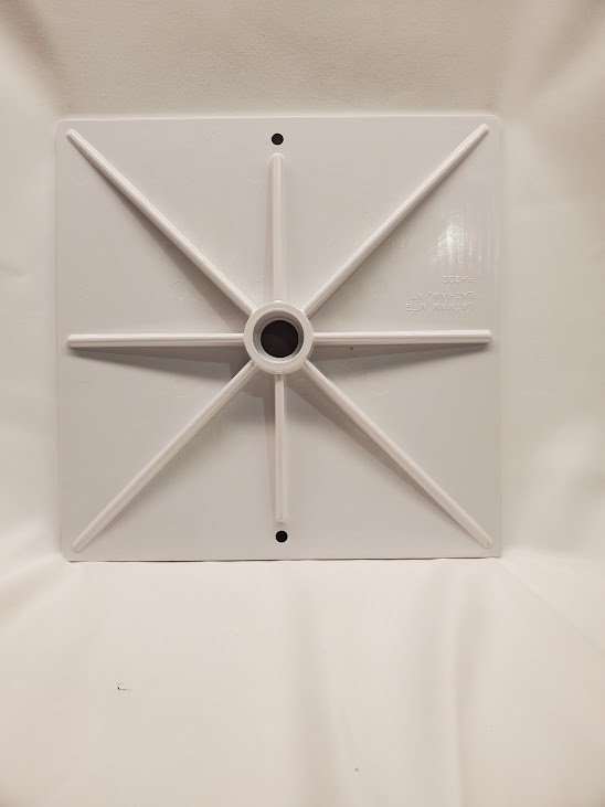 White Square Skimmer Lid