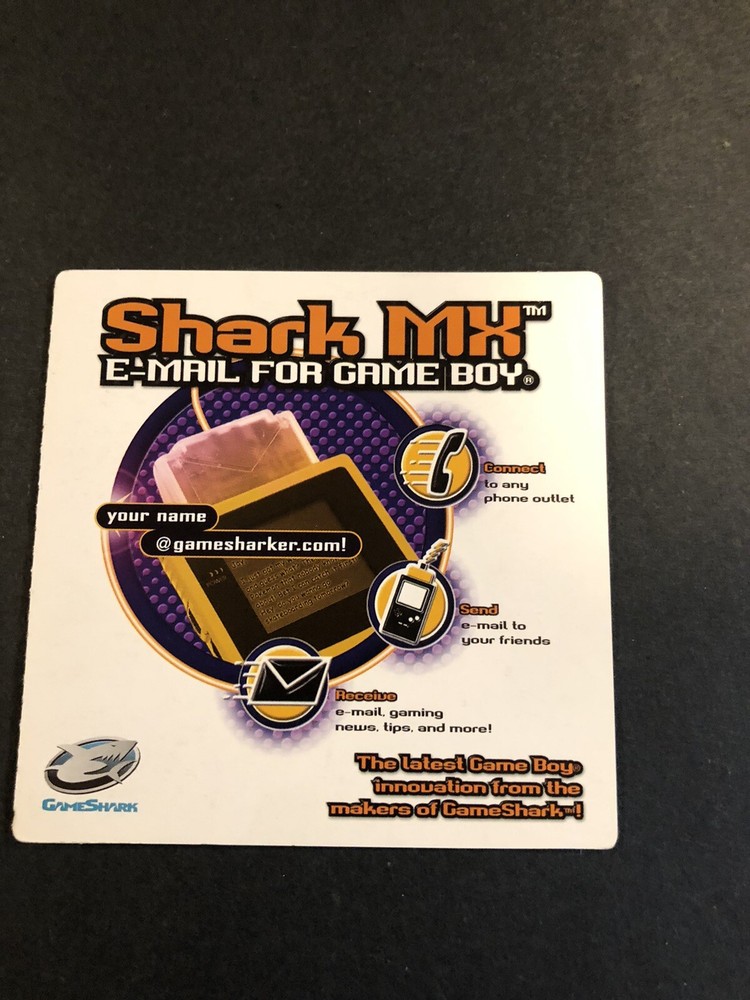 shark mix email for gameboy Insert
