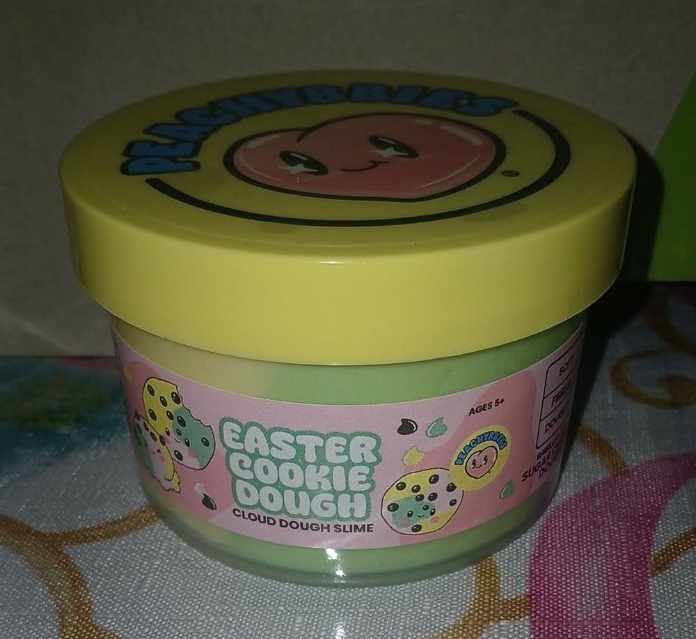 Peachybbies Easter Cookie Dough Cloud Dough Slime - New