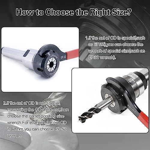 Coilover Spanner Wrench Set, for Suspension System and Shock Adjustment 10pcs