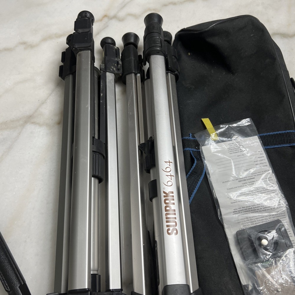 Sunpak 6464 Tripod With Extra Samsonite Tripod