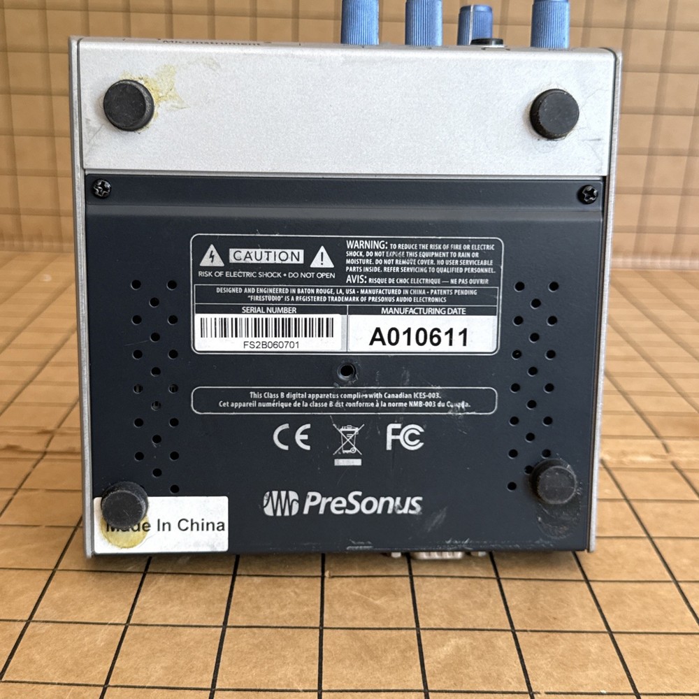 PreSonus FireStudio Mobile 10x6 FireWire Recording Interface System