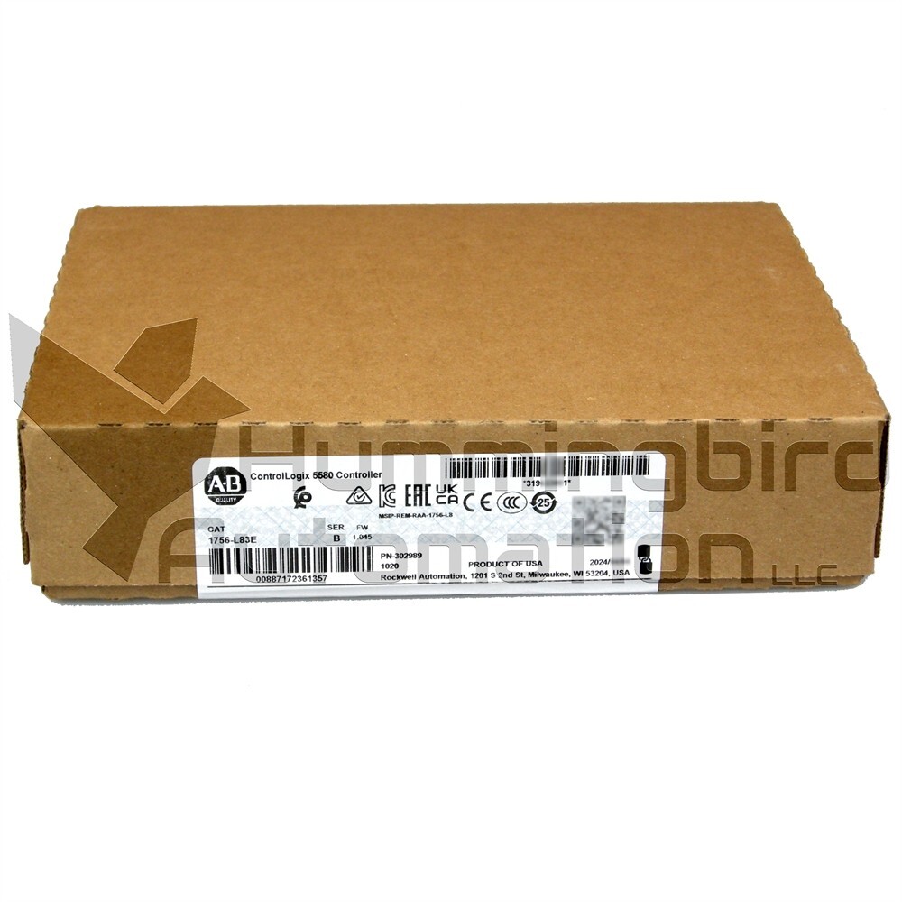 2024 Allen Bradley 1756-L83E /B ControlLogix 10MB PLC Surplus SEALED *US SELLER*