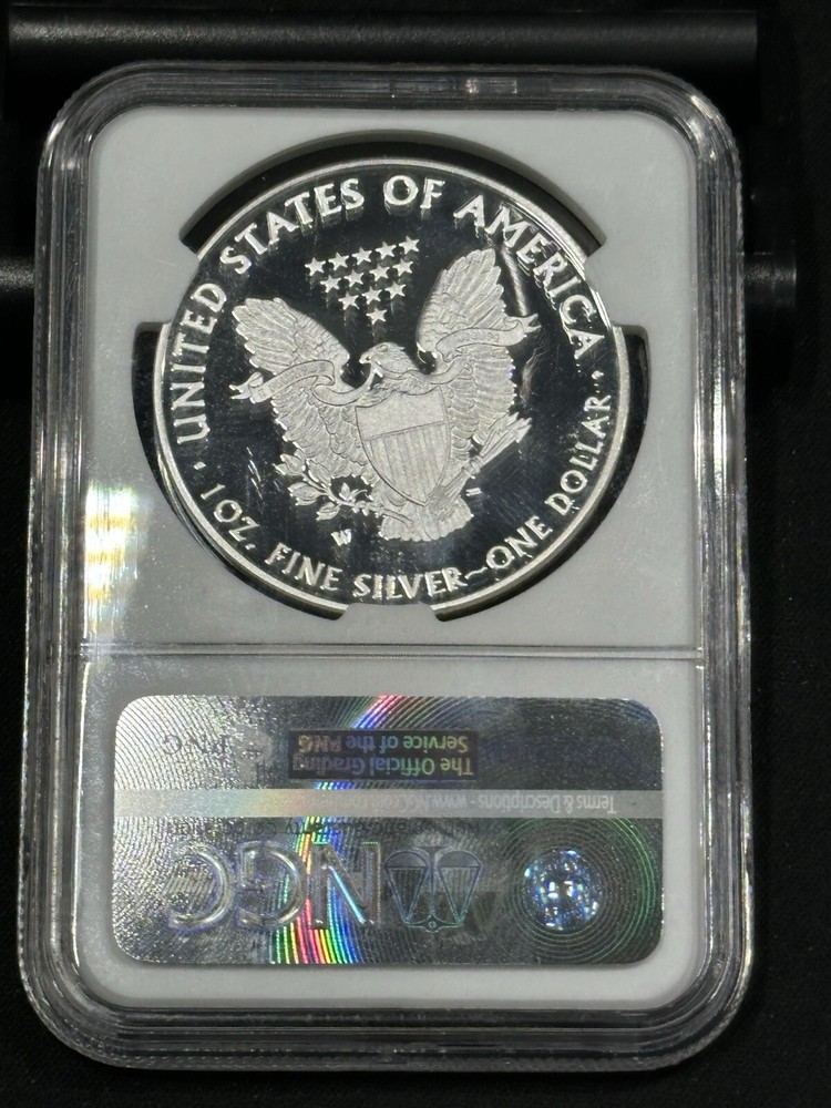 PF70 2016-W Silver Eagle Lettered Edge NGC 30th Anniversary