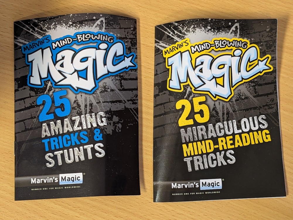 Marvin’s Mind-Blowing Magic Set 25 Miraculous Mind-Reading Tricks - READ
