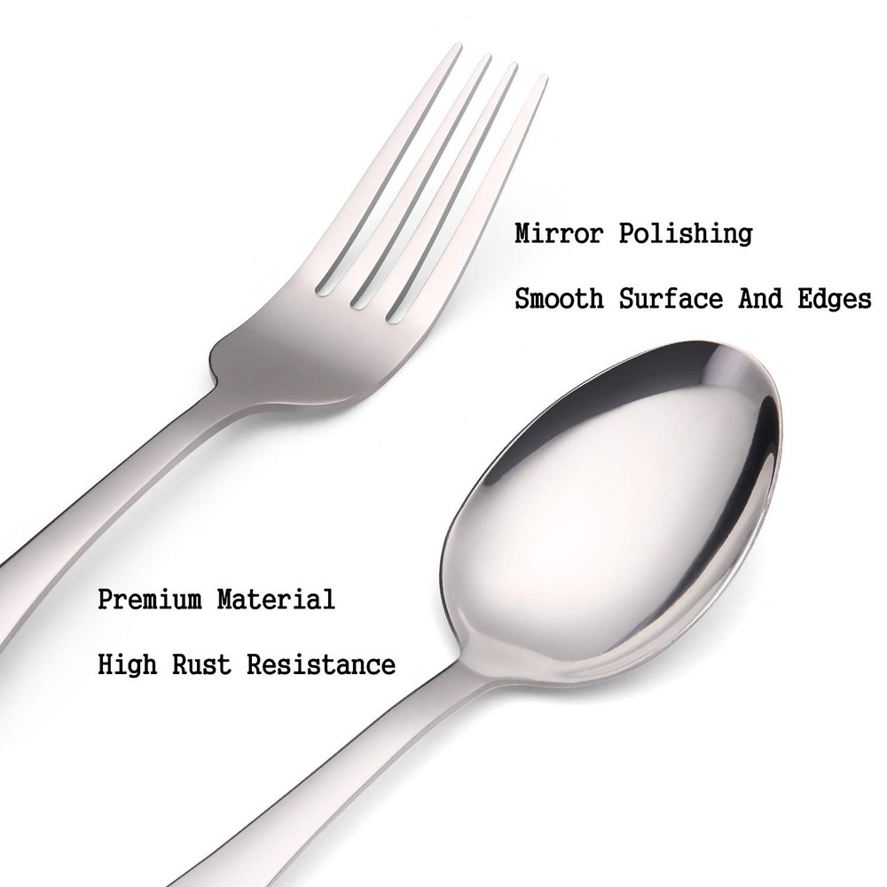 Silverware Set 20piece Stainless Steel Flatware Set Tableware Cutlery Set Servic