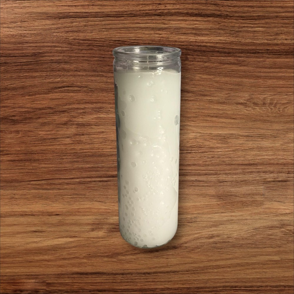 7 Day Plain Candle White