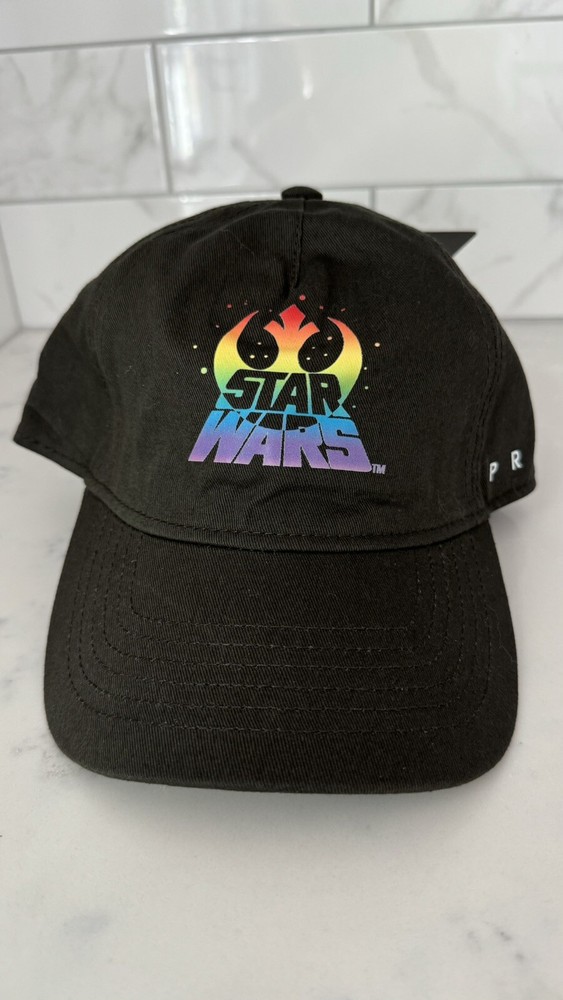 Baseball Hat. Star Wars Pride Hat. Black Baseball Cap.