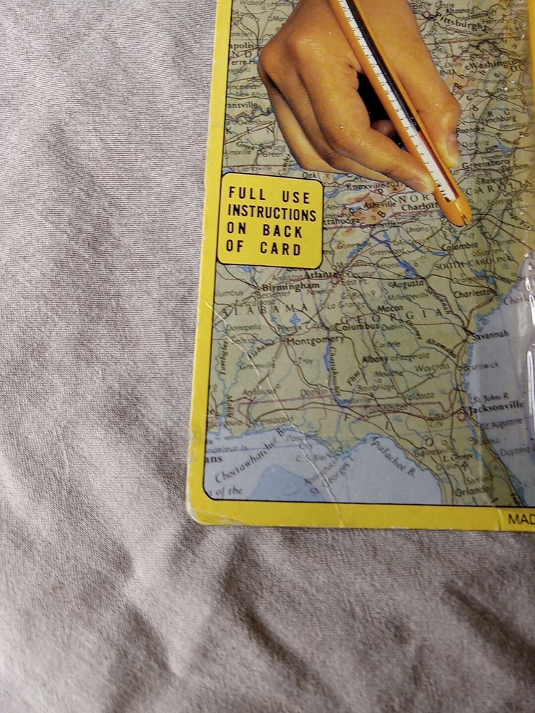Vintage Universal Map Route Measurer