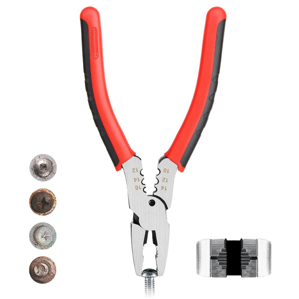 Powerbuilt 6 Inch Multi-Function Screw Remover Pliers - 645028