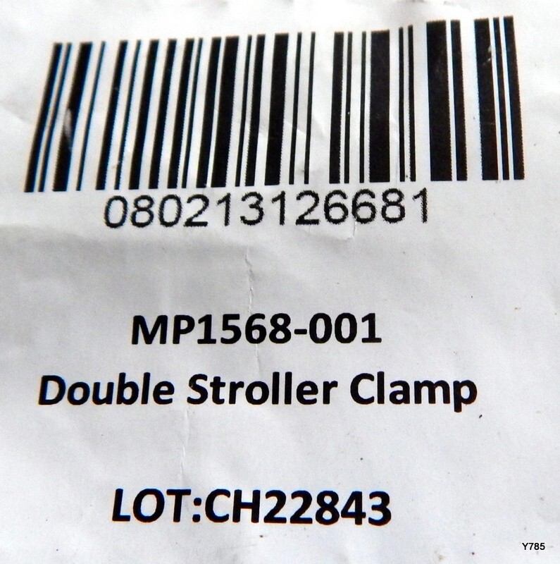 Pair Double Stroller Clamps