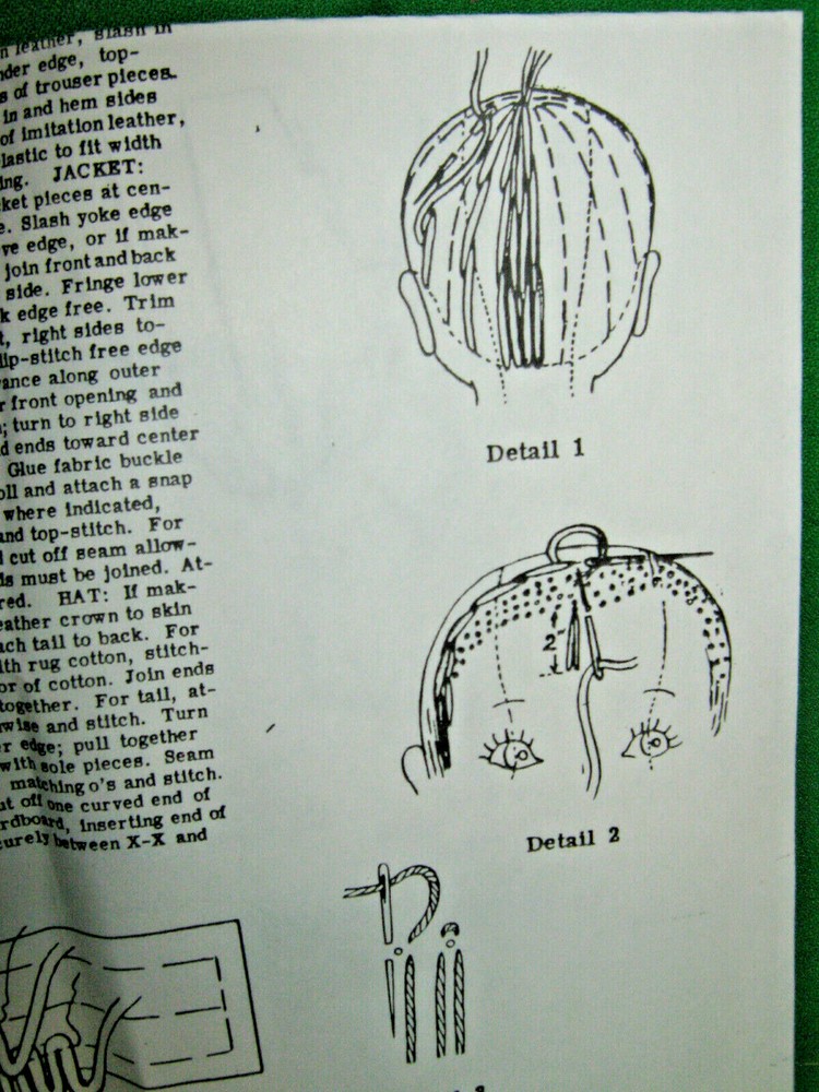 Davy Crocket Rag Doll Pattern