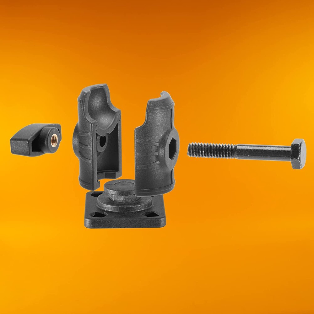 iBOLT Composite 2.5" Single Socket Arm with Rectangular AMPs Pattern Drill Base