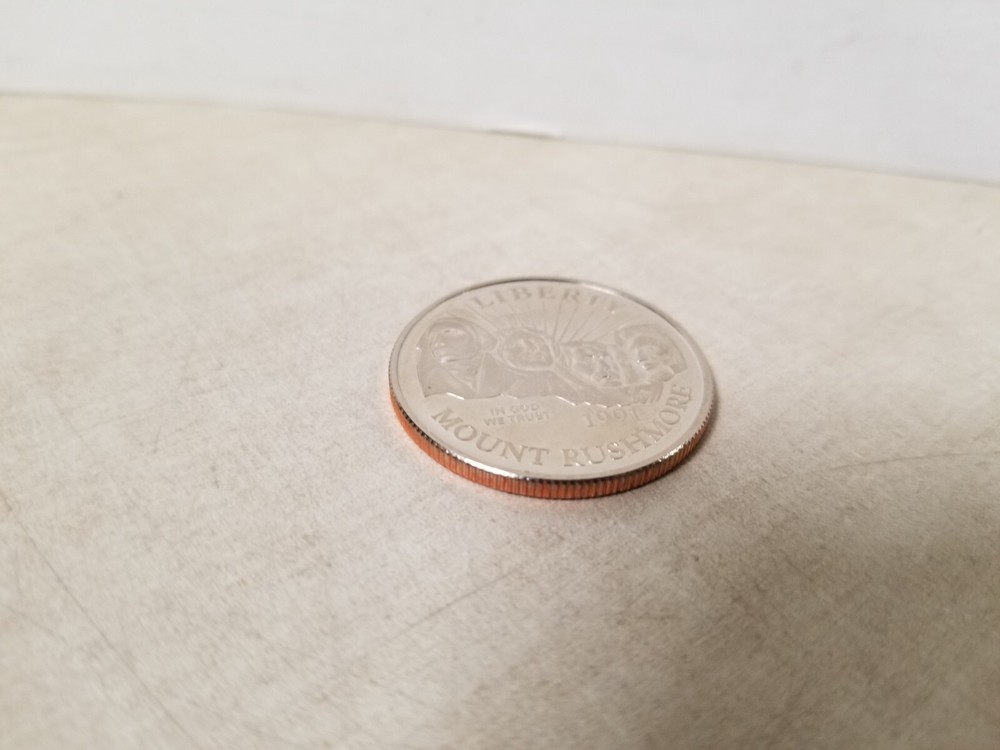 Liberty Mount Rushmore 1991 Half Dollar Coin