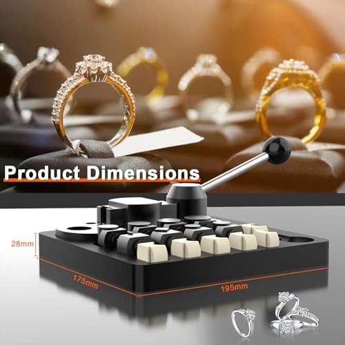 Ring Bender Tool Ring Bending Tool, Spoon Rings Maker Machine Jewelry Black 2