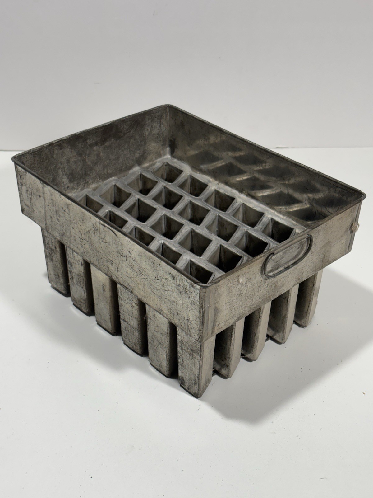 Vintage Metal Popsicle Ice Cream Mold 30 Slots