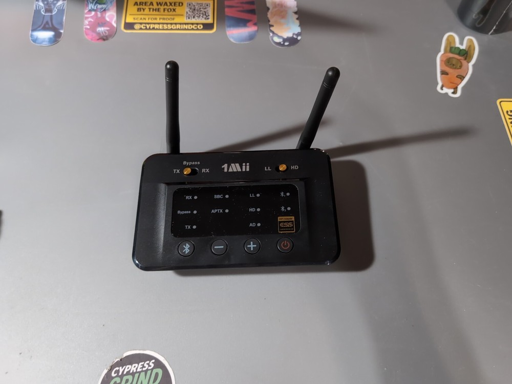 1Mii B03Pro Bluetooth 5.3 Transmitter Receiver aptX HD Low Latency