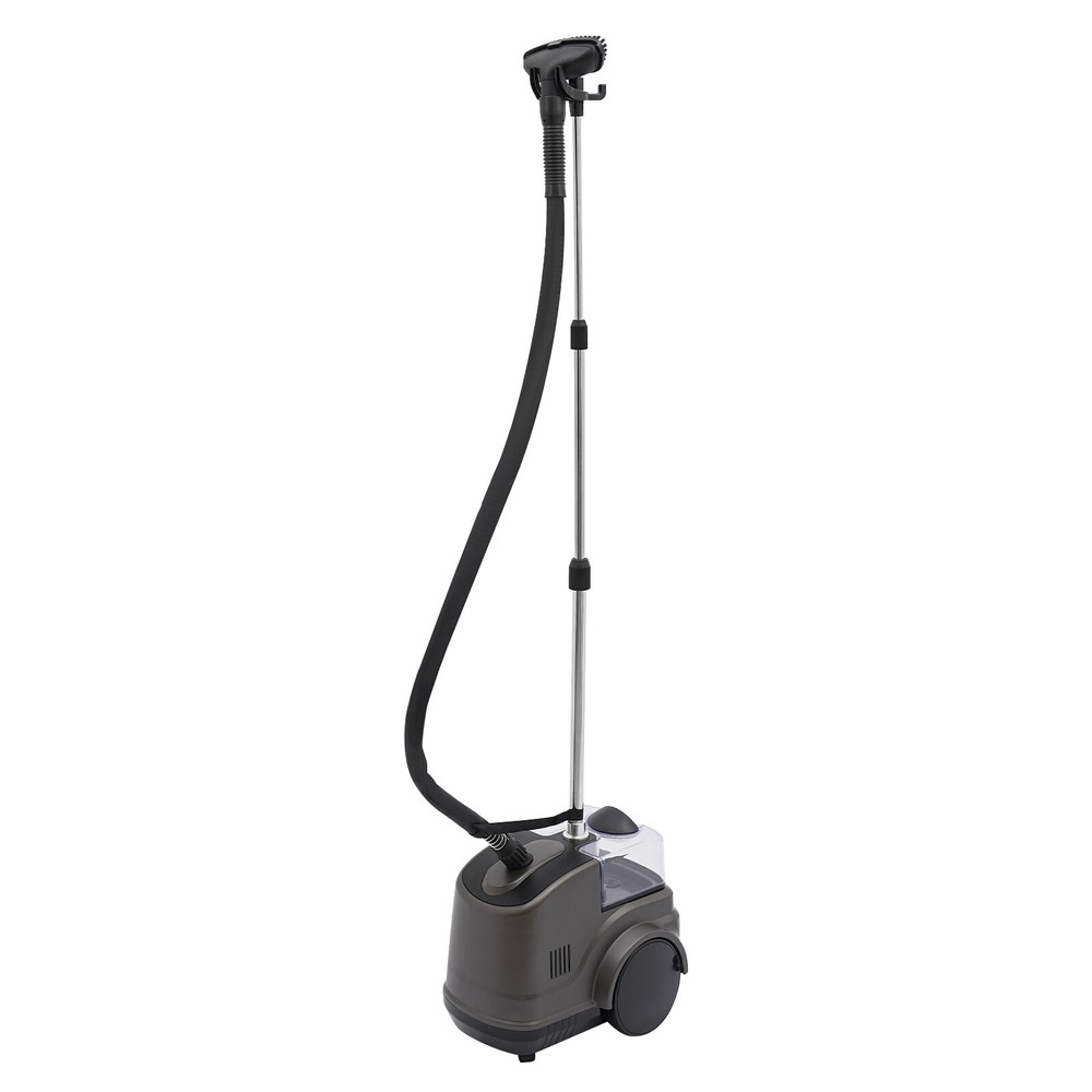 Standing Garment Steamer for Clothes Roll Wheels Wrinkle Remover Continuous
