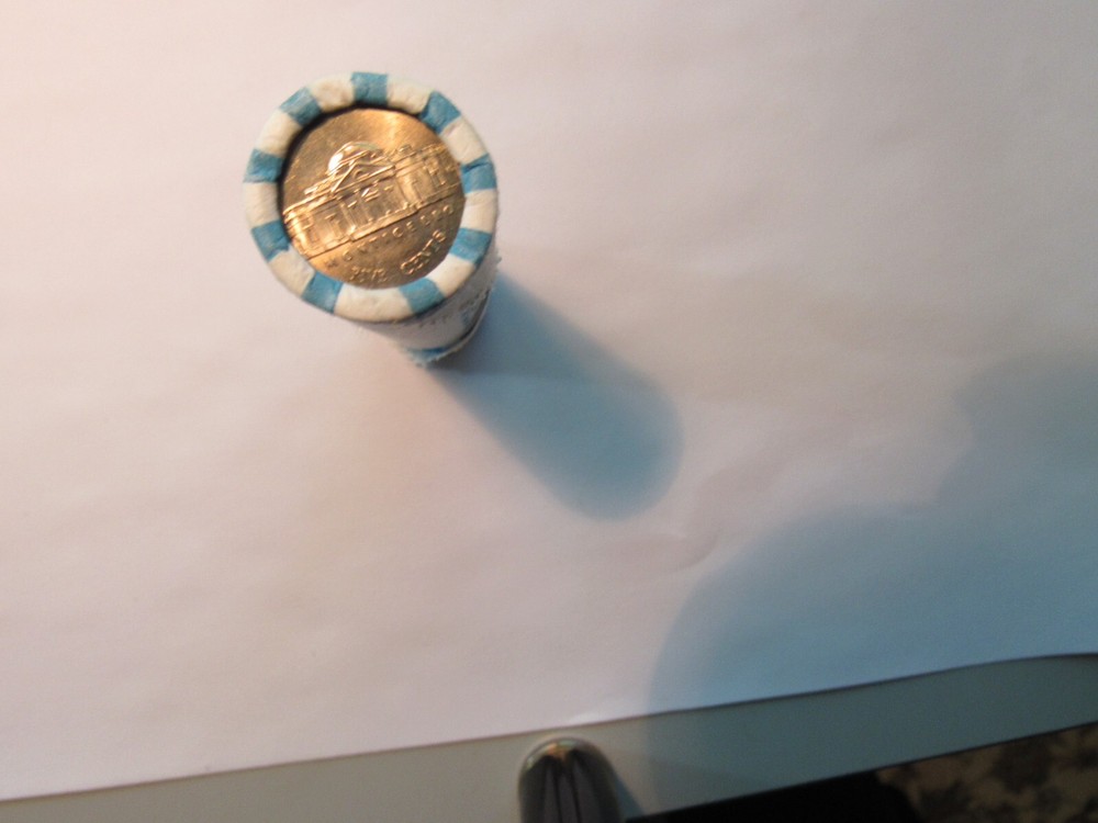 2009-d Jefferson Nickel Gem BU Roll OBW HEAD/TAIL