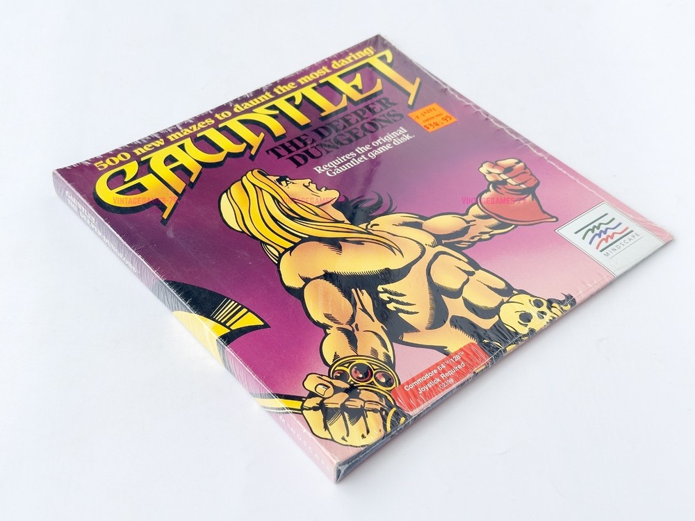 Gauntlet: The Deeper Dungeons - Mindscape - 1987 / Commodore 64/128 - Sealed