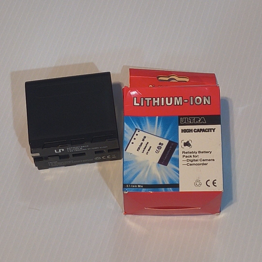 7800mAh Replacement Battery For Sony F960-M 7.4V 57.72Wh Li-ion