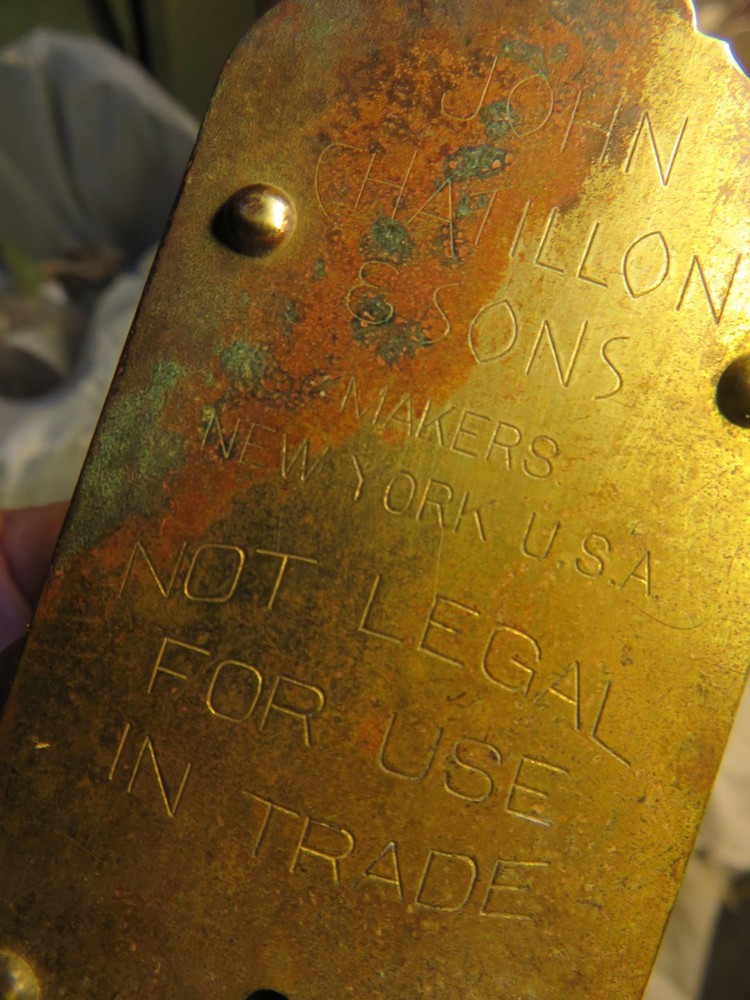Vintage John Chatillon 50lb Hand Scale