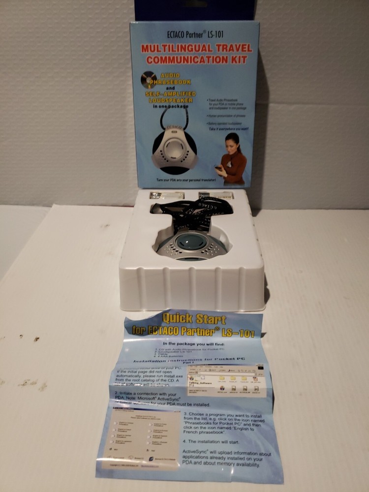 Ectaco Partner LS-101 MULTILINGUAL TRAVEL CIMMUNICATION KIT