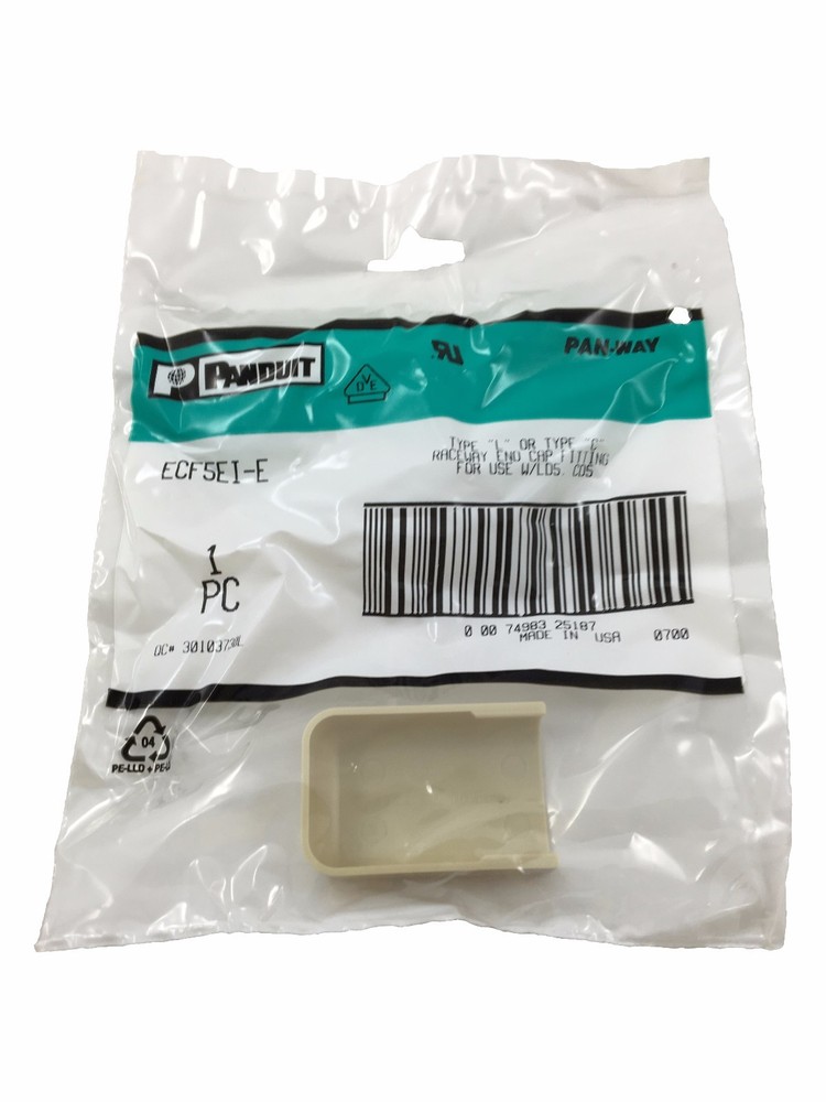 Panduit Type "L" or "C" Raceway Conduit End Cap Fitting (ECF5EI-E)