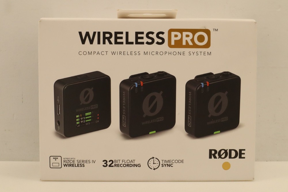 Rode Wireless Pro Dual-Channel Pro Compact Wireless Microphone System