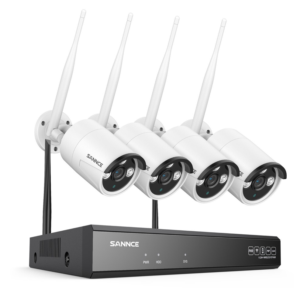 SANNCE Wireless 5MP Security Camera System 8CH NVR Two Way Audio Human Detection