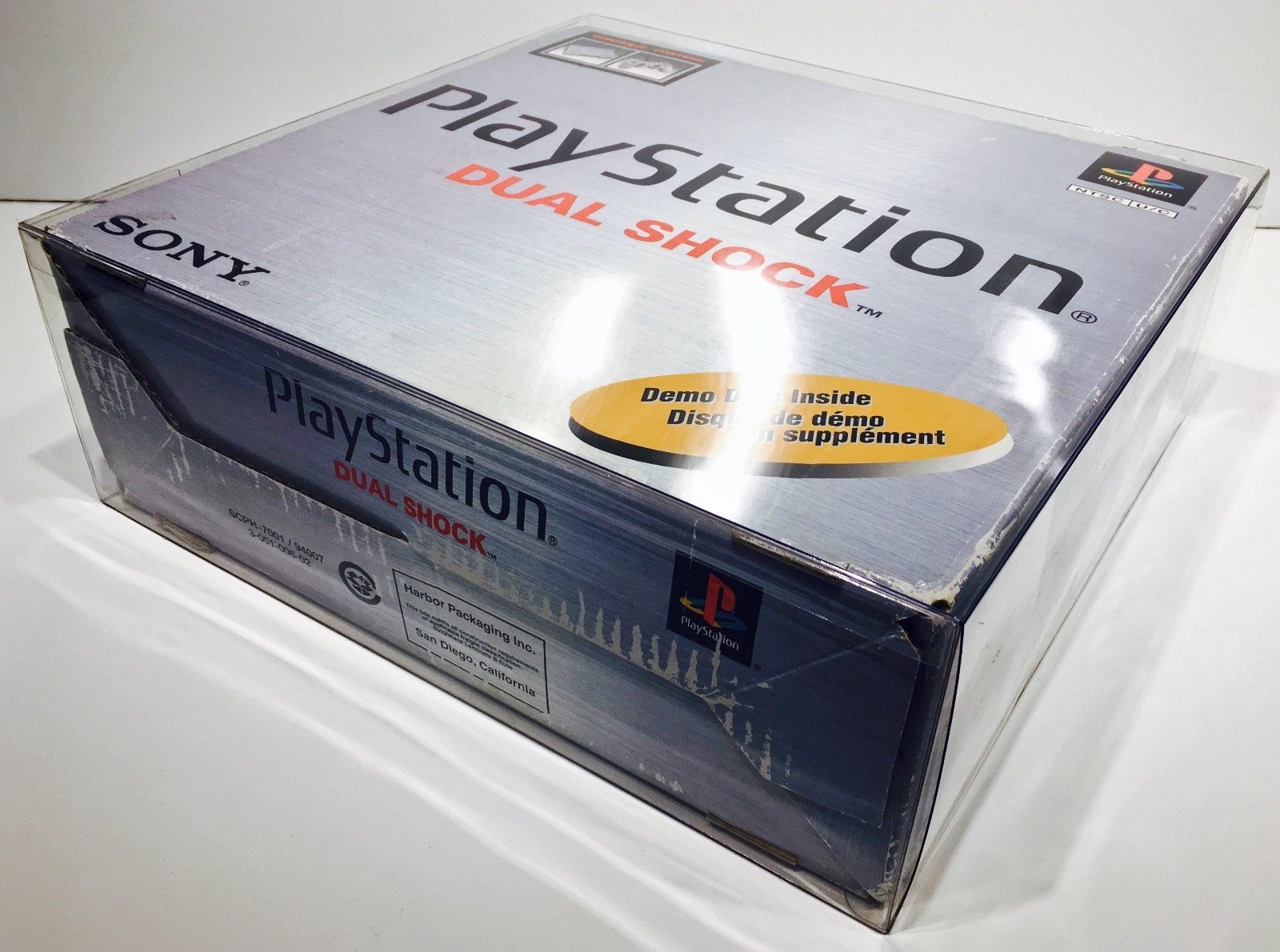 1 Console Box Protector For PLAYSTATION 1 Custom Clear Display Boxes NOT PS ONE!
