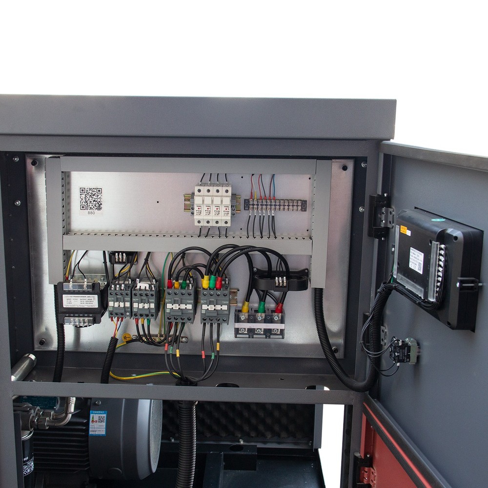 460V 3 Phase Variable Frequency 30 HP Rotary Screw Air Compressor 120CFM@115Psi