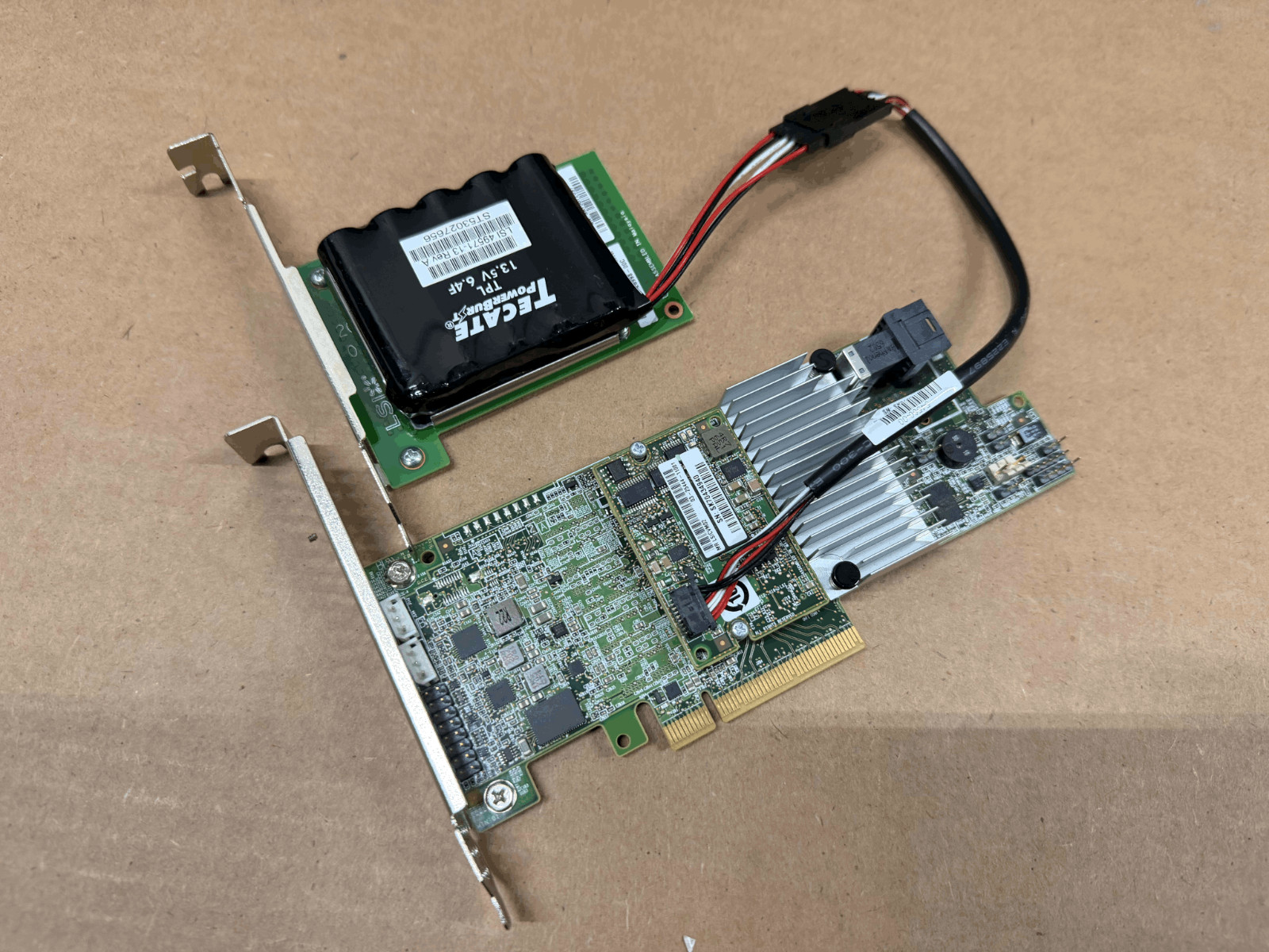 LSI MegaRAID 9361-4i 4-Port SAS 12Gbps PCIe Raid Controller w/BBU - Full Height