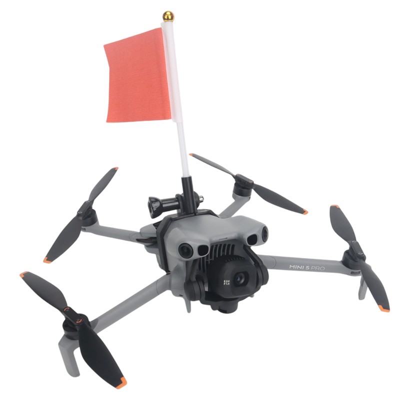 For DJI Mini 5 Pro Drone DIY Flag Expansion Bracket Fixed Mounting Bracket