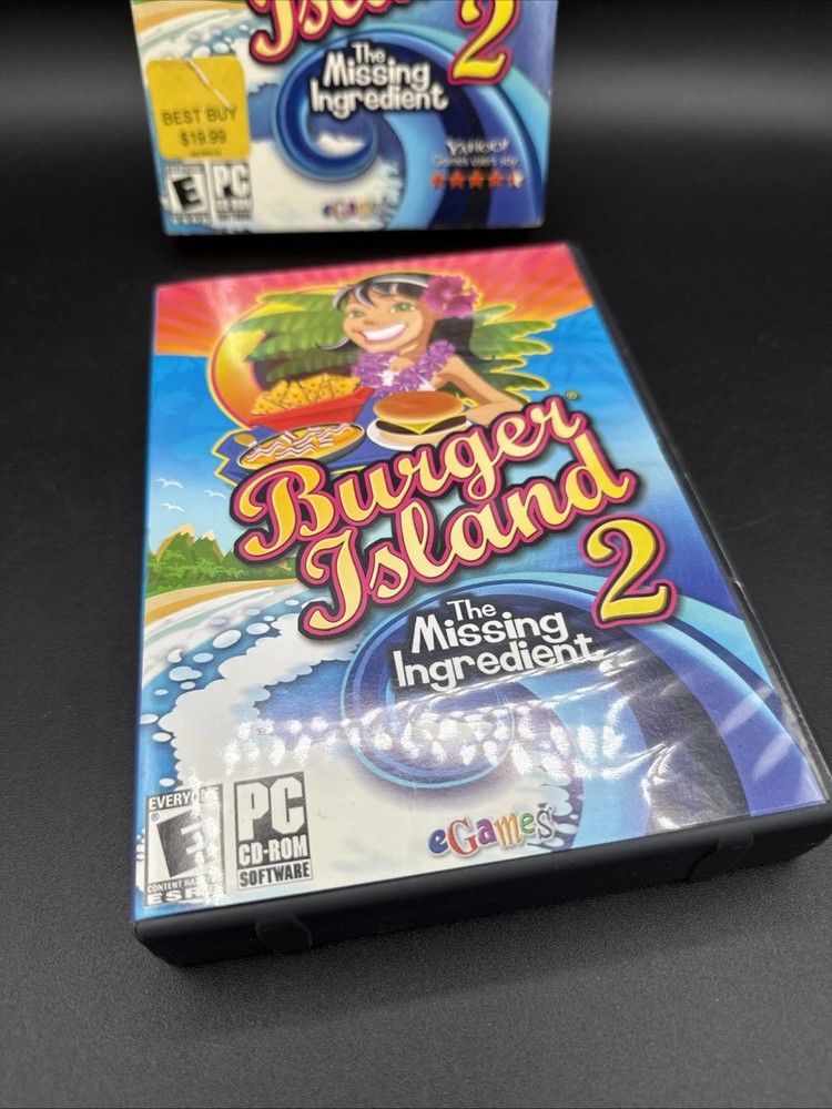 Burger Island 2: The Missing Ingredient - PC CD-ROM Game 2009 Computer Game