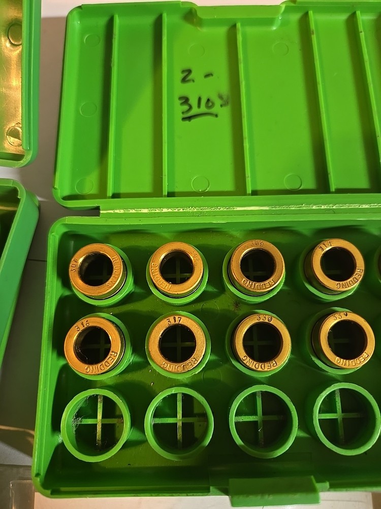 REDDING TITANIUM NITRIDE NECK SIZE BUSHING VARIOUS SIZES (SOLD INDIVIDUALLY)