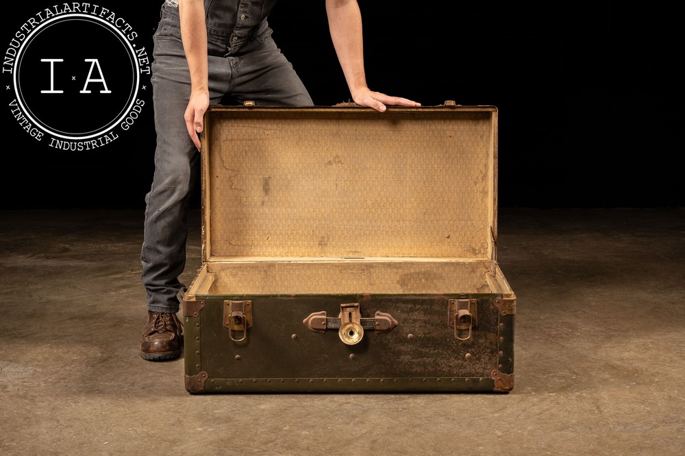 Small Vintage Steamer Trunk