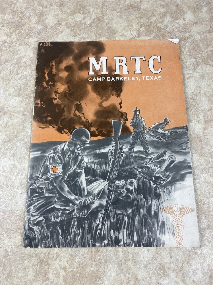 WWII Medical Medic Camp Barkeley Book