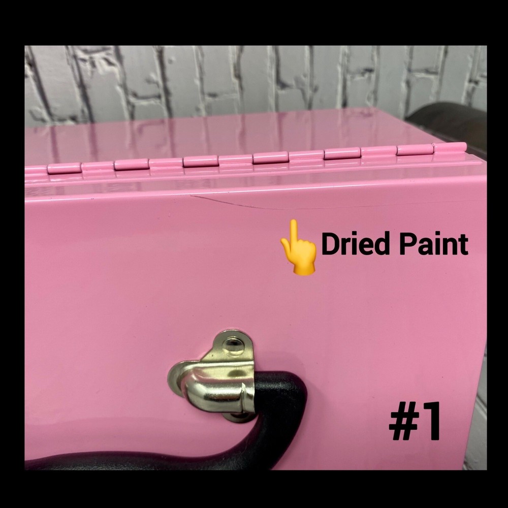 PINK Steel Mini Tool Box ( Minor Flaw)