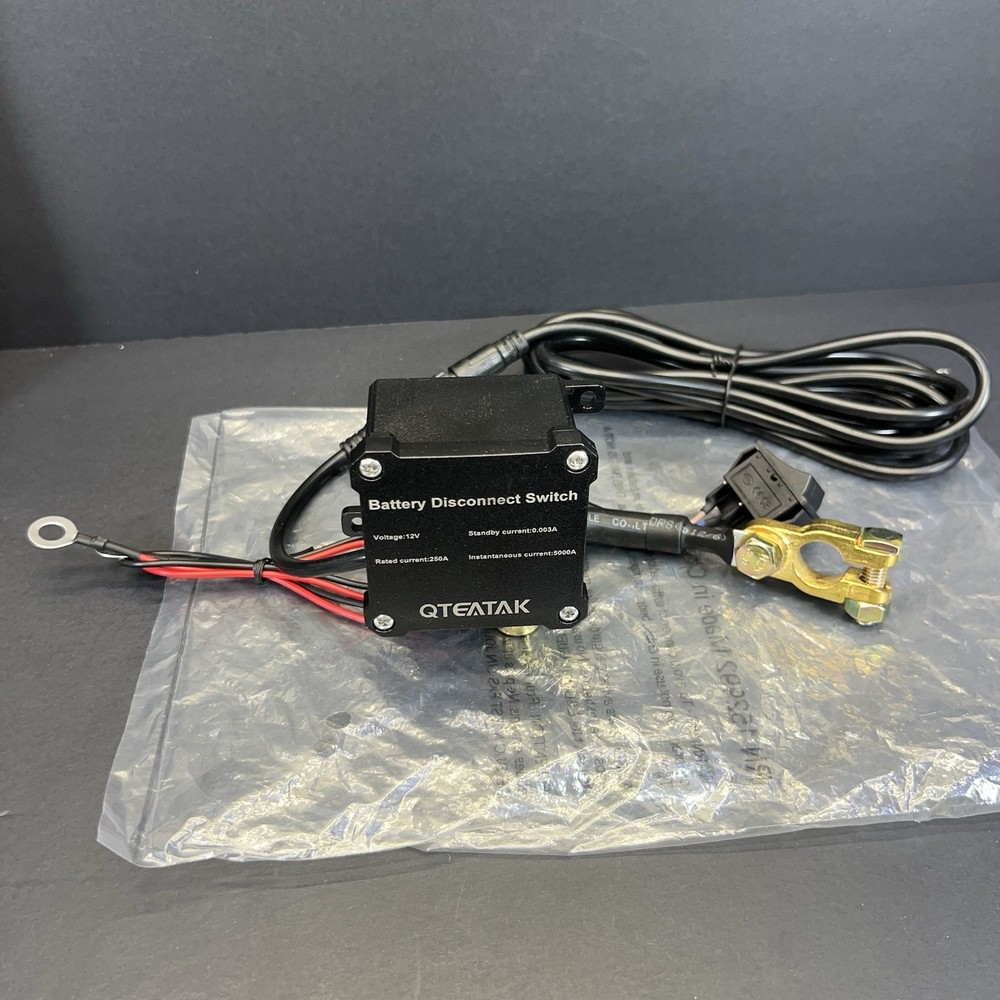 12V 250A Battery Disconnect Switch, KCD4, Manual Control (Panel Rocker Switch)