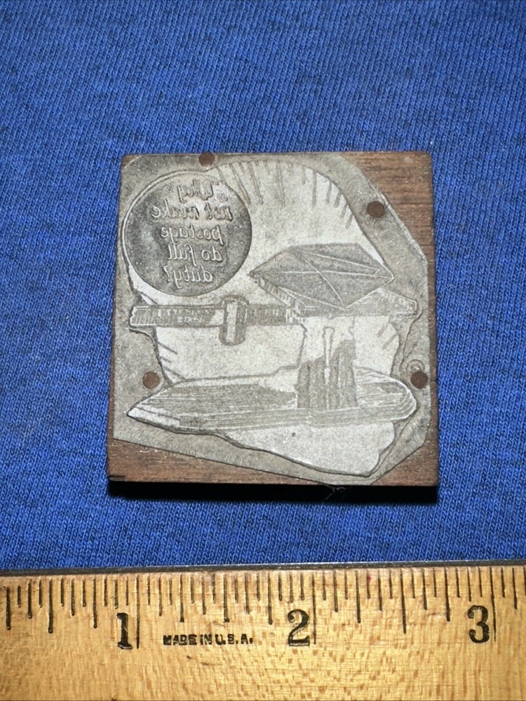 Printing Block ( Why Not Make Postage Do Full Duty?) Letter