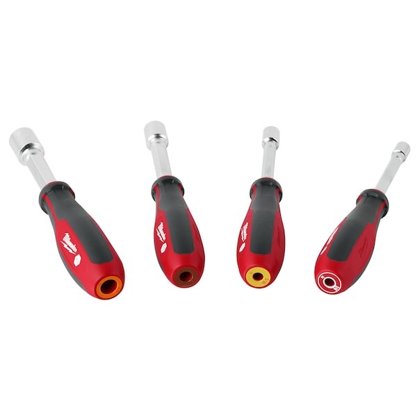 Milwaukee Tool 48-22-2444 4 Pc Hollowcore(Tm) Sae Nut Driver Set