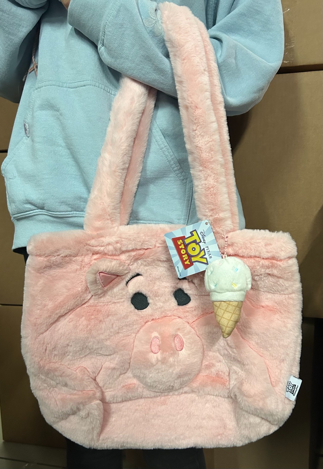 Disney Pixar Toy Story Hamm Pig #1 Tote Bag New With Tag