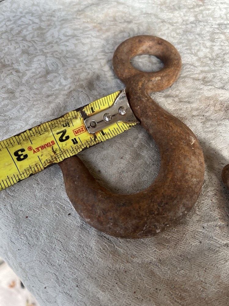 2 Old 6” Long Hooks Good Condition