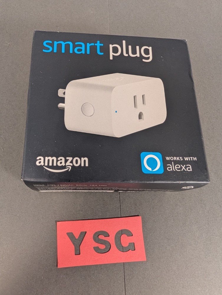 (1) New Amazon Smart Plug White + (1) Open Box Lot